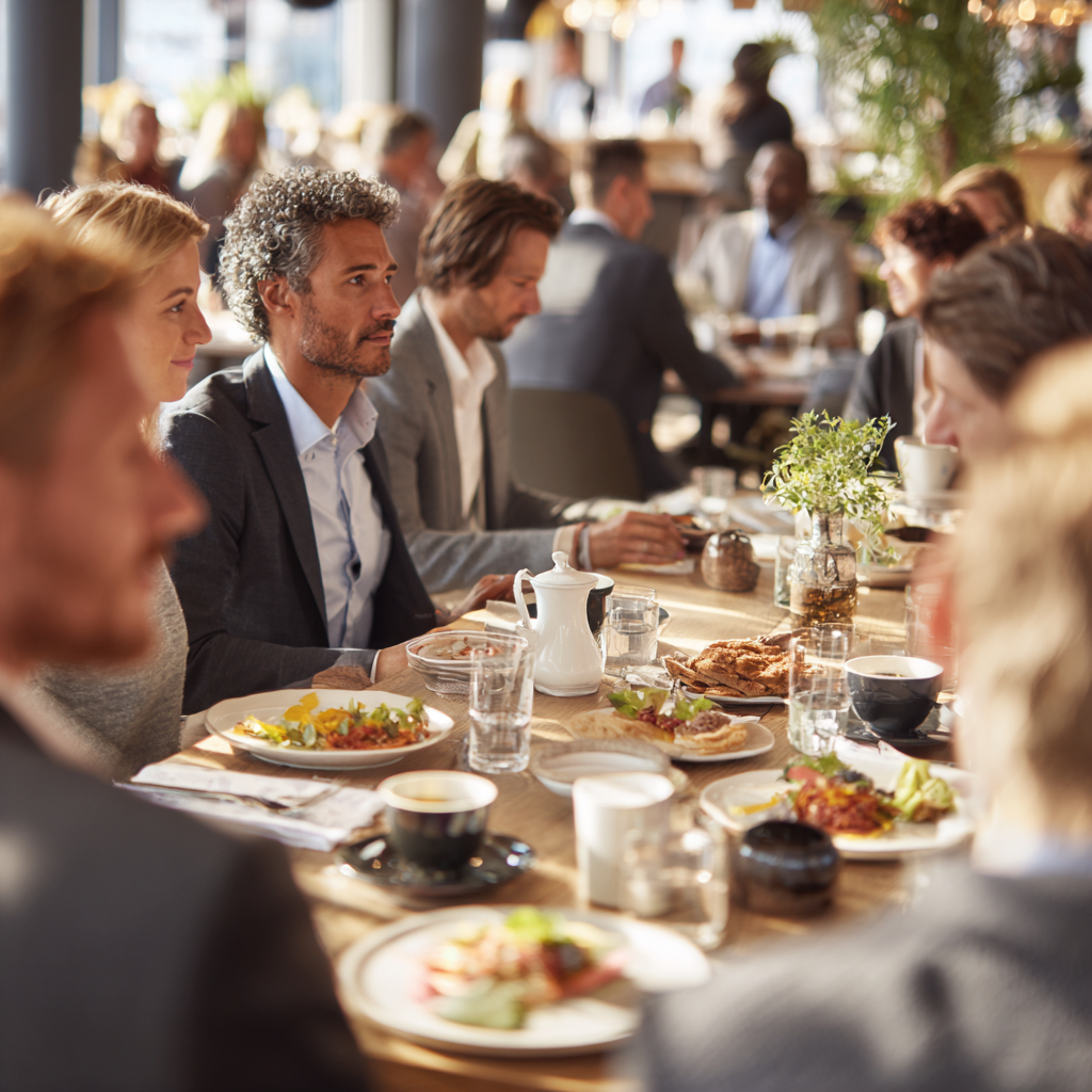Nätverkslunch på Hökeriet